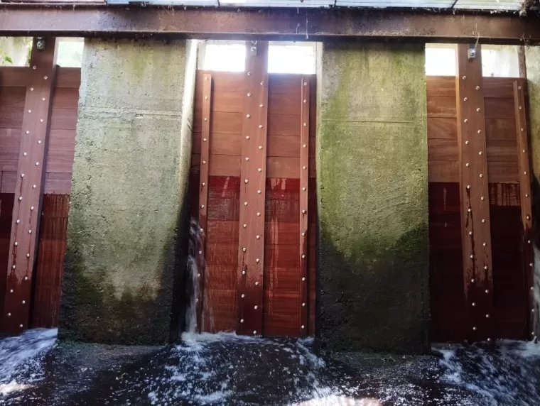 Réalisation d'une écluse, Nantes, BS Charpente Bois